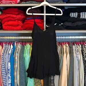 Sweet Adelyn black sleeveless romper size S